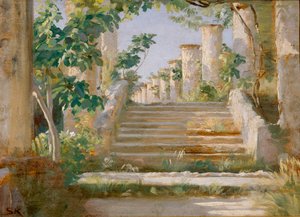 Loggia em Ravello de Peder Severin Kroyer
