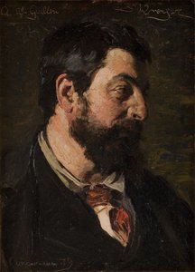 Retrato do pintor francês Alfred Guillou de Peder Severin Krøyer