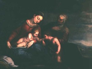 A Virgem e o Menino com Santa Isabel e João Batista de Pedro Atanasio Bocanegra