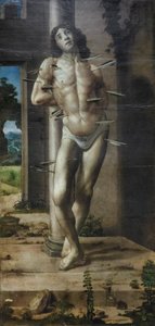 São Sebastião, c.1476-82 (óleo sobre painel)