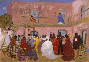 Off for the Honeymoon, 1918-25 (óleo em aglomerado)