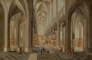 Catedral de Antuérpia de Peeter Neeffs the Elder