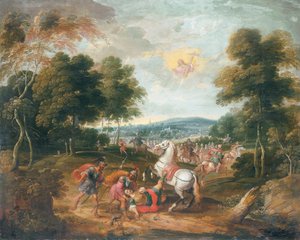 A conversão de São Paulo (óleo sobre cobre) de Peeter Snayers