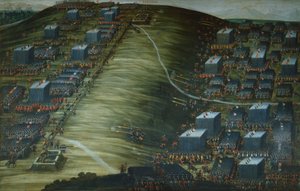A batalha de Weissemberg, 8 de novembro de Peeter Snayers