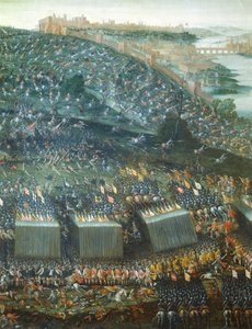A batalha de Weissemberg, 8 de novembro de Peeter Snayers