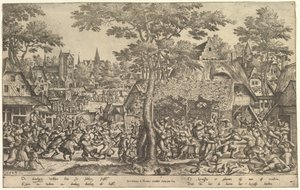 Feira Camponesa, 1559. de Peeter van der Borcht