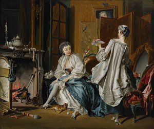Banheiro da manhã Depois de François Boucher