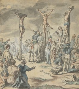 A Crucificação de Cristo, final do século XVIII. de Pehr Hörberg