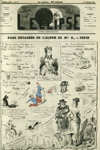 Página de Destaque de Mademoiselle X. Capa em "L