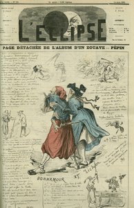 Página destacada de um álbum do Zouave. Capa em "L
