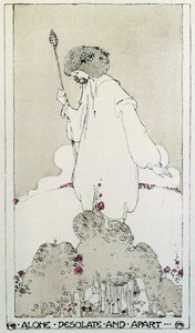 Ilustração para o poema Adonais, Elegy on Death of John Keats de Percy Bysshe Shelley