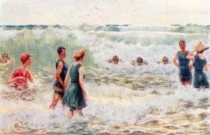 Banho de surf, disparando os disjuntores (cor litho)