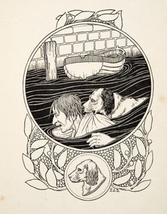 Uma vingança generosa, de cem anecdotes dos animais, bar. 1924 de Percy J. Billingshurst