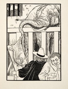 Um sentido do ridículo, de cem anecdotes dos animais, bar. 1924 de Percy J. Billingshurst