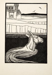 Um burro rejeitado, de cem anecdotes dos animais, bar. 1924 de Percy J. Billingshurst