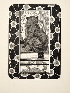 Pesca do caranguejo, de cem anecdotes dos animais, bar. 1924 de Percy J. Billingshurst