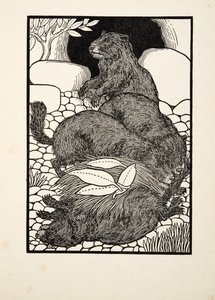 Divisão do Trabalho, de Cem Anecdotes of Animals, pub. 1924 de Percy J. Billingshurst