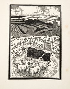Indo ao mercado, de cem anecdotes dos animais, bar. 1924 de Percy J. Billingshurst