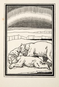 Afeição materna, de cem anecdotes dos animais, bar. 1924 de Percy J. Billingshurst