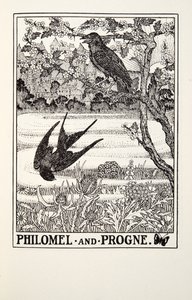 Philomel e Progne, de Fontaine Fables, pub. 1905