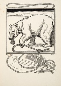 Bruin Sagaz, de cem anecdotes dos animais, bar. 1924 de Percy J. Billingshurst