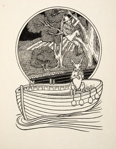 O coletor travado, de cem anecdotes dos animais, bar. 1924 de Percy J. Billingshurst