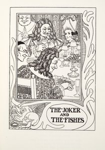 The Joker and the Fishes, de Fontaine Fables, pub. 1905 (gravura) de Percy J. Billingshurst