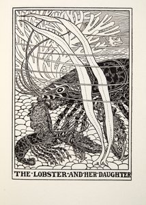 A Lagosta e sua Filha, de Fontaine Fables, pub. 1905