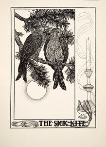 O papagaio doente, de cem fábulas de Esopo, pub.1903