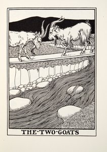 As Duas Cabras, de Fontaine Fables, pub. 1905