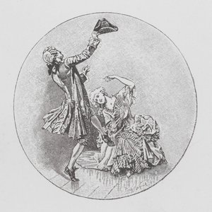 Dançando (litho) de Percy Macquoid