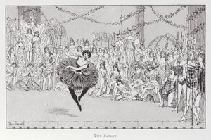 A dançar: O Ballet (litho) de Percy Macquoid