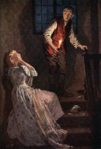 Ilustração para Wuthering Heights por Emily Bronte (cor litho)