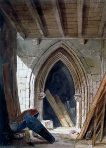 Cripta de St Anne, Blackfriars, Cidade de Londres, 1854.