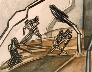 Combate No.2. de Percy Wyndham Lewis