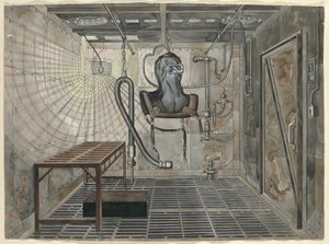 Câmara de Jateamento de Areia Interior, 1935, c. 1947. de Perkins Harnly
