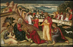A Adoração dos Magos, c. 1525 de Permeniatis Ioannis