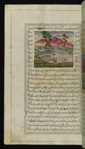 Uma garça, um caranguejo e um peixe de Luzes de Canopus de Persian School