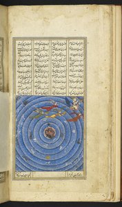Adicionar 6613 f.3v O Profeta em Burāq guiado por Jibrā