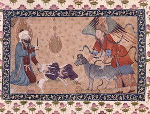 Sacrifício de Abraão de Persian School