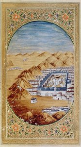 Suplemento Persan 1389 fol.39 O túmulo do profeta em Medina de Persian School