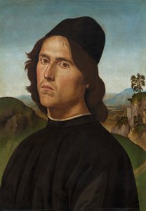Retrato de Lorenzo di Credi, 1488. de Perugino