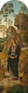 A Crucificação com a Virgem, São João, São Jerônimo e Santa Maria Madalena..., c. 14821485 de Perugino