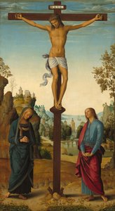 A Crucificação com a Virgem, São João, São Jerônimo e Santa Maria Madalena..., c. 14821485 de Perugino