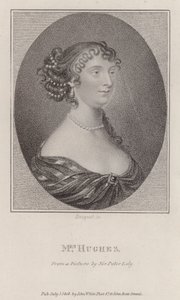 Margaret Hughes, atriz inglesa (gravura)