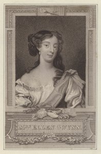 Nell Gwyn, dona do Rei Carlos II (gravura)