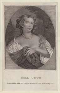 Nell Gwyn, dona do Rei Carlos II (gravura)