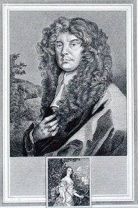 Auto-retrato, gravado por J. Corner (gravura) de Peter (after) Lely