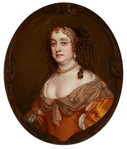 Retrato de Anne, Condessa de Suffolk (óleo sobre tela) de Peter (and studio) Lely