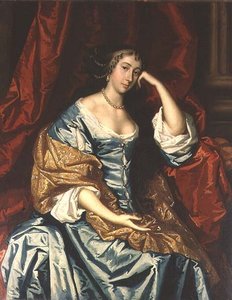 Retrato de uma senhora sentada de Peter (studio of) Lely